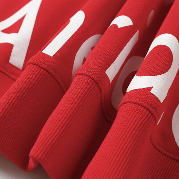 Red lettering Denim Tears zip-up hooded jacket - Picture 8 of 8